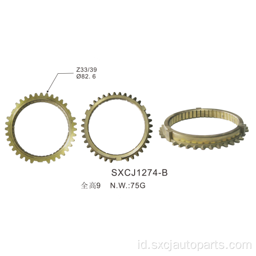 Cincin sinkronisasi transmisi suku cadang mobil untuk benz mb100 oem 661262334/6612623634